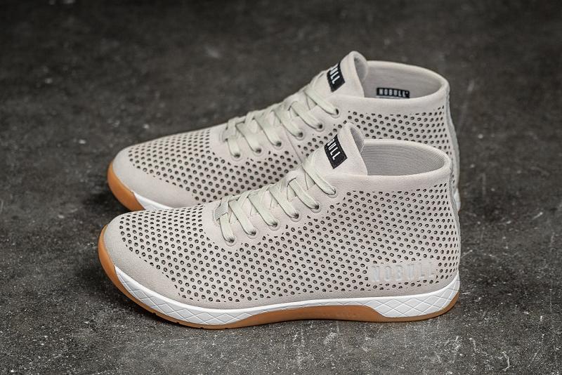 Women's Nobull Dust Suede Mid Trainers Dark / Grey | SG L2844I